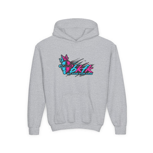 BKFK Neon Graphic Pullover Hoodie